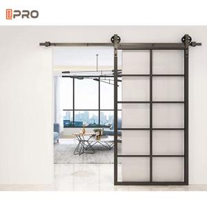 Wholesale Interior Aluminum Sliding Glass Barn Door 96 X 80 For Bedroom from china suppliers