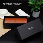 Watch Travel Case, Watch Roll for 3 Watches,Premium Faux Leather, Gift-box