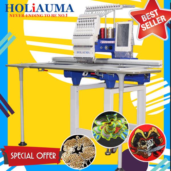 360*1200mm large flat single head computerised embroidery machine like brother