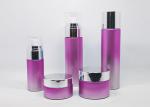 40 Ml Gift Packaging Black Frosted Glass Lotion Pump Bottle With Silver Caps