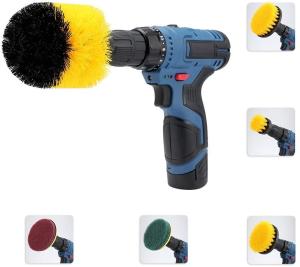 Wholesale 7pcs Drill Brush Scouring Pad Attachments for Bathroom Kitchen Cleaning from china suppliers