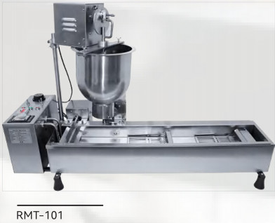 Mini Donut Maker Automatic Doughnut Machine 3 Nozzles Set Tainless Steel