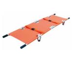 Metal + PVC Orange Emergency Stretcher Trolley Collapsible Hospital Ambulance
