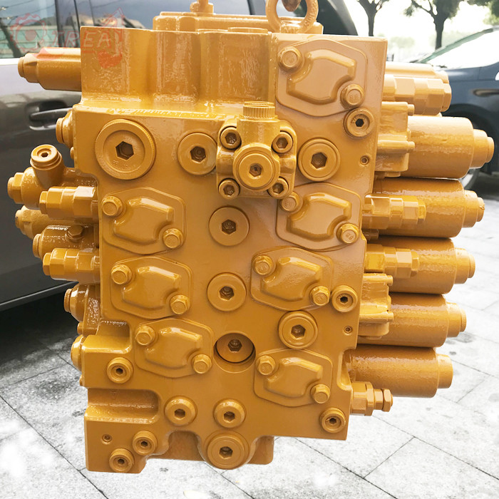 Excavator Spare Parts Yellow Excavator Hydraulic Control Valve KMX15RB