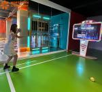 Multiple People Play Against Each Other Team Building Game Vs Game Hitting