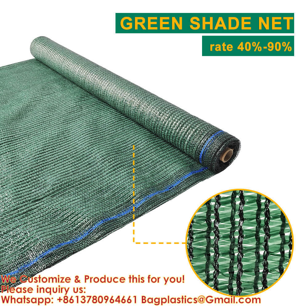 Dark Green Shade Net Shade Cloth For Plants Shading Netting For Patios Shade Netting For Plants Knitted Wire Plastic Mesh Agricultural Shade Netting