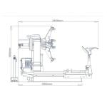 2300mm Diameter Semi Truck Tire Changer 3KW Motor Power 380V 60HZ