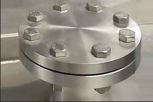 Nickel Alloy Blind Pipe Flanges , Forged Steel Blind Flange Thickness SCH160