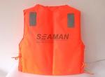 Marine Rigid Foam Orange Work Life Jacket 86-5 Adult Life Vest For Immigrants