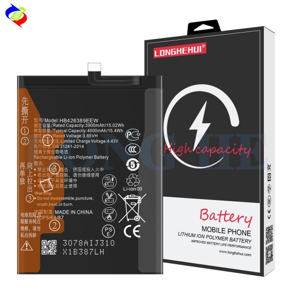 Black HB426389EEW Battery for Huawei Honor 20 Lite/Youth/30i Black Mobile Phone