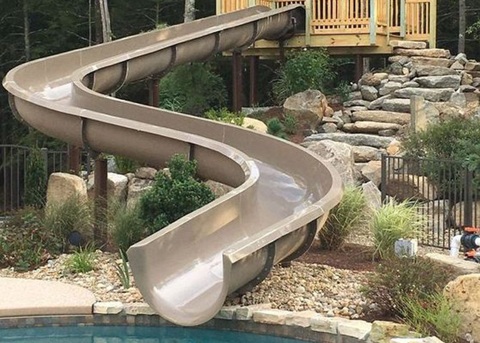 Commercial Family Water Slide Raft Slide Equipment 1 Year Warranty