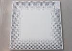 Aluminium Clip In Ceiling Panel Tiles 0.7mm Round Hole Perforation ISO9001
