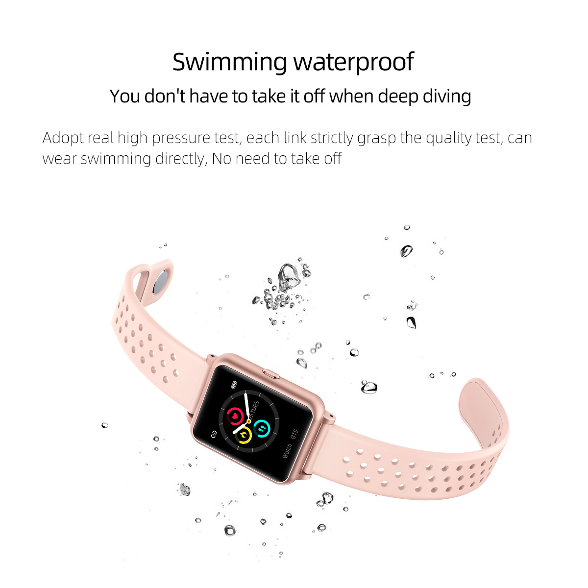 P8 BLE Calling Smartwatch 320x240 Screen For Apple Smart Watch V8 Zeblaze Thor Strap