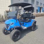 Steel Frame Electric 2 Seater Golf Cart 60V Self Compensating Rack Pinion