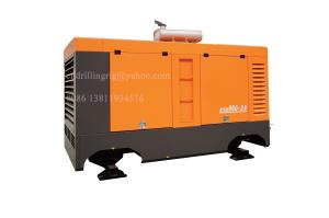 Wholesale Diesel Engine High Pressure Portable Screw Air Compressor for Water Well Drilling from china suppliers
