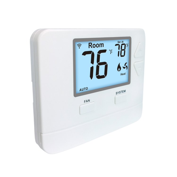 HVAC Heating WIFI LCD ABS Non Programmable Digital Home Thermostat 24V