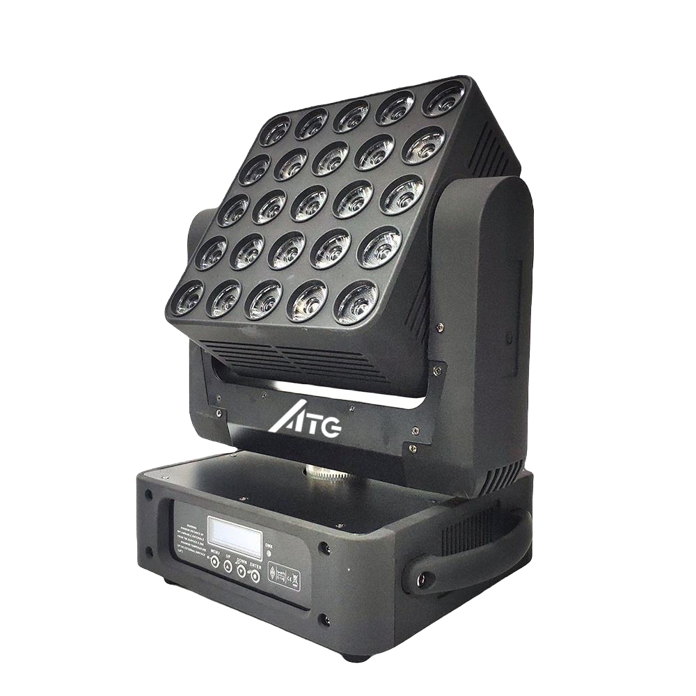 50000 Hours Working Time RGBW Matrix Moving Head Wash Lights with Pattern Beam Effect