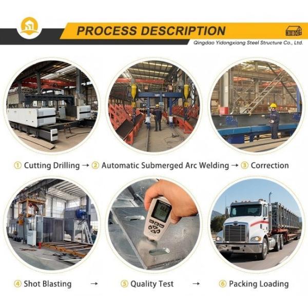High Tensile Light Steel Frame Building Multi Story Warehouse Prefabricated Buildings
