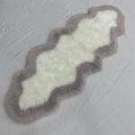 Fake Sheepskin Bench Pad Fluffy Seat Pad Floor Mat