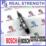 Common Rail Diesel Fuel Injector 107755-0350 For DOOSAN Excavator DX340 DX350