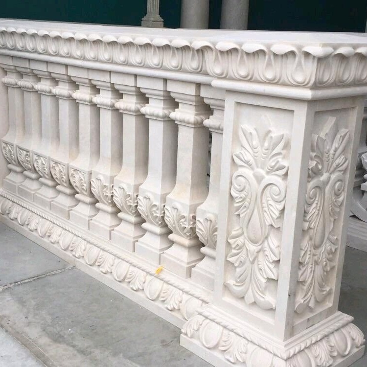 Good Marble Stone Handrail Balustrade Design for Porch and Balcony FOB/CNF Delivery Terms