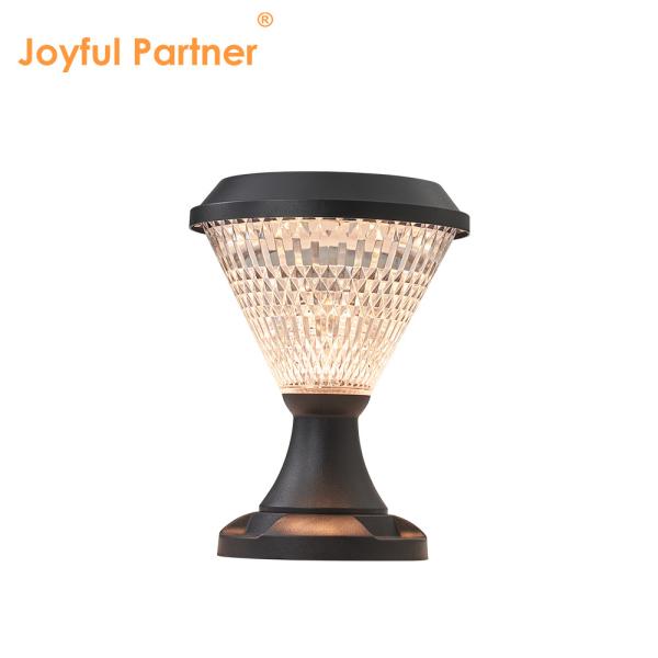 Energy Powered Pillar Light 5W/3.7V Polycrystalline Sloar Panels Epistar DIA