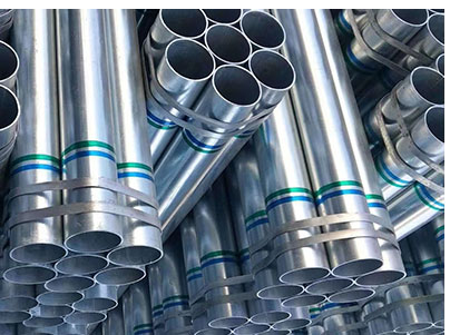Round Galvanized Steel Conduit Pipe , MS Iron Pipe For Pre Hollow Section ASTM Standard