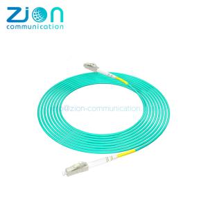 Wholesale Simplex LC To LC LSZH Jacket Fiber Jumper Cables OM3 50/125μM from china suppliers