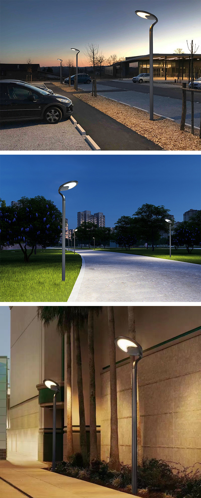Street Courtyard 25W Solar LED Garden Lights For Home Use Solar Power Station