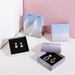 Luxury Custom Logo Paperboard Jewelry Box Rings Earrings Necklaces Bracelets