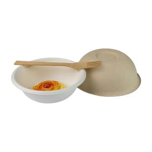 Wholesale 16oz Bagasse Disposable Fruit Salad Containers Biodegradable Microwavable from china suppliers