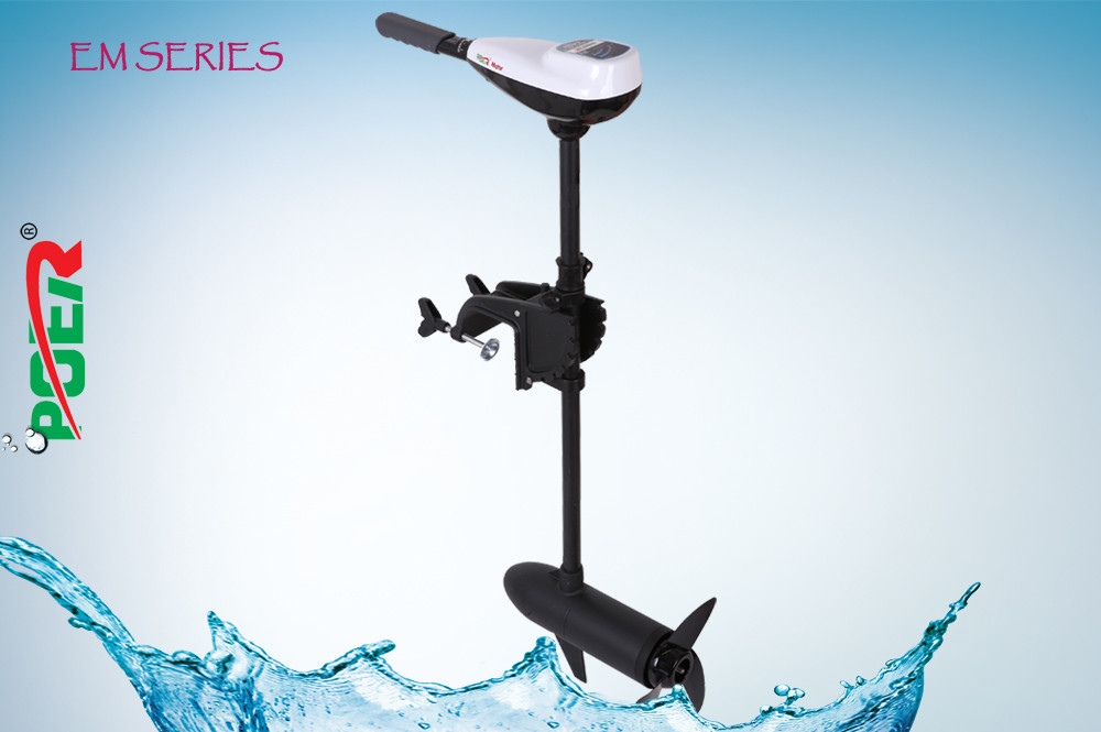 2.3 Meter Inflatable Fishing Boat Air Deck With Electric Motor 0.9mm PVC