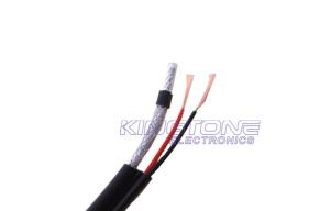 Wholesale 50% CCA Braiding Economy RG59 CCTV Coaxial Cable + 2 × 0.75 mm2 Siamese Cable from china suppliers