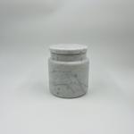 Marble Bathroom Cotton Jar Vintage Flat Lid Kalala White Indian Green Brown Wood