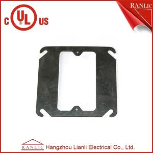 Wholesale Black Metal Conduit Box Steel One Gang Square Electrical Box Cover , E349123 from china suppliers