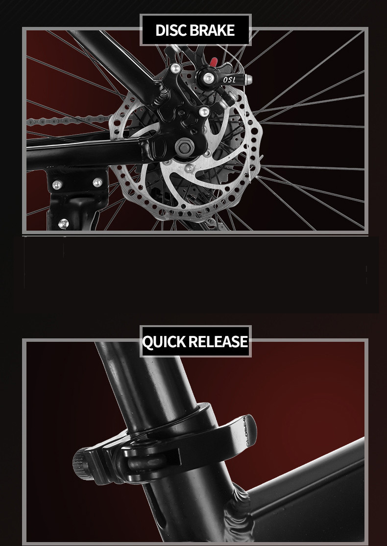 Customized Logo Road Bicycle 700C with Aluminum Handlebar and Ordinary Pedal