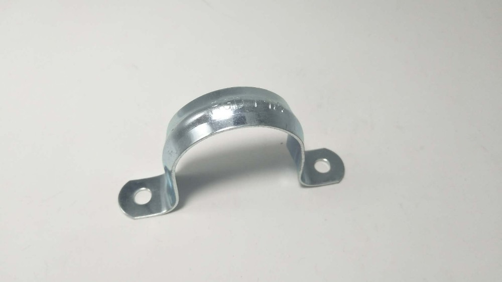 Steel IMC Conduit And Fittings Hot - Dipped Galvanized Two Hole Pipe Strap