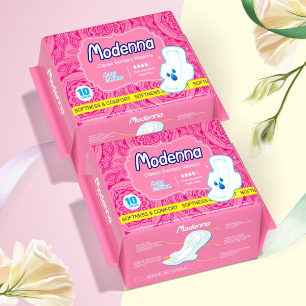 Disposable Feminine Hygiene Products Cotton Comfortable Sanitary Pads ISO9001