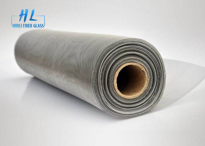 Fiberglass Insect Proof Window Screen , Gray Fiberglass Screen Wire Rolls