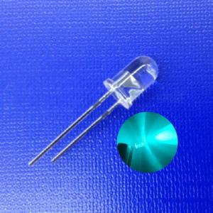 Wholesale 500nm Bluish Green Color 12900mcd - 13800mcd High Intensity 5mm LED Diodes For Safety Traffic Lights from china suppliers
