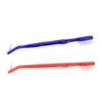 V Shape Double Ended Orthodontic Toothbrush With Interdental Brush