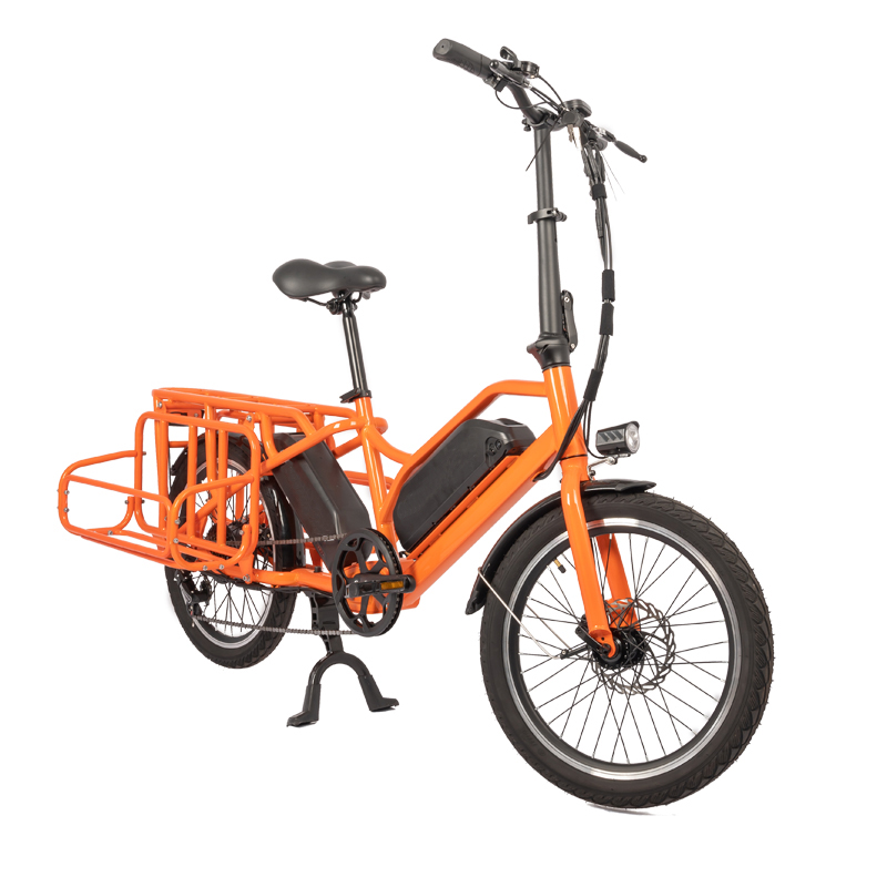 Family Delivery E-cargo Two Battery Max Loading Family E Bicycle Electric Bike With Basket