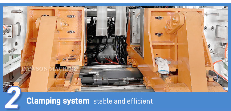 High Productivity Extrusion Moulding Machine For 2-5L Laundry Detergent Bottle HDPE LDPE PP