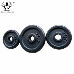 Black Painting 1-inch Cast Iron Weight Disc Plates