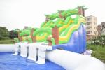 Kids And Adults Inflatable Water Park 0.9mm Pvc Tarpaulin
