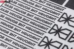 Embossed Silicone Name Labels For Clothing Silicone Name Tag Maker
