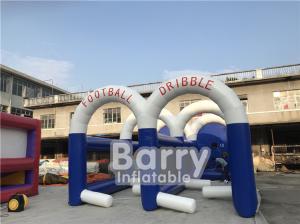 Wholesale Sporting Obstacle Soccer Dribble Inflatable Football Game Customized Size from china suppliers