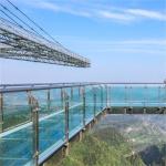 Laminated Glass Floor Walkway CCC Approval Glass Stair Way Customized