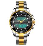 azan watch 1896 classic high-end Qibla wristwatch stainless steel case digital