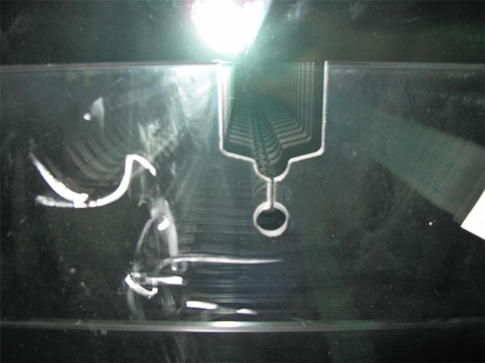 OEM Building Tempered Glass Water Jet Cut Out Construction Tempered Clear Glass